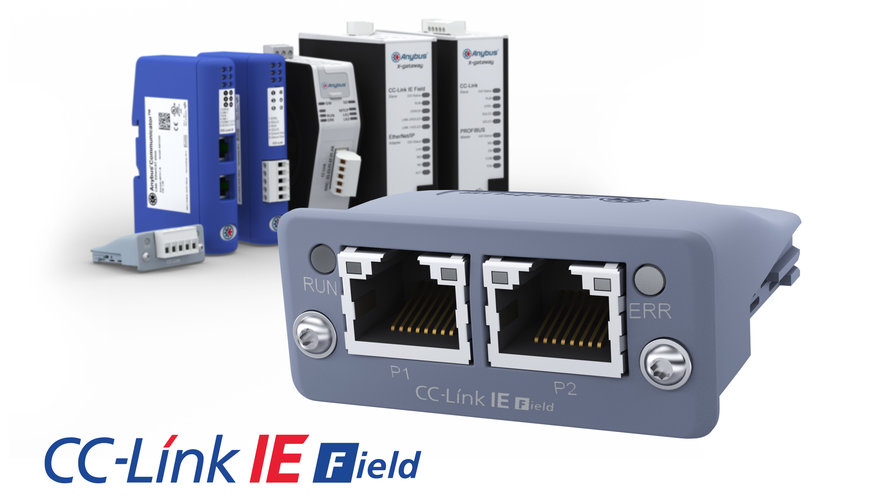 Un nouveau produit Anybus CompactCom permet aux équipements d'automatisation de communiquer sur CC-Link IE Field